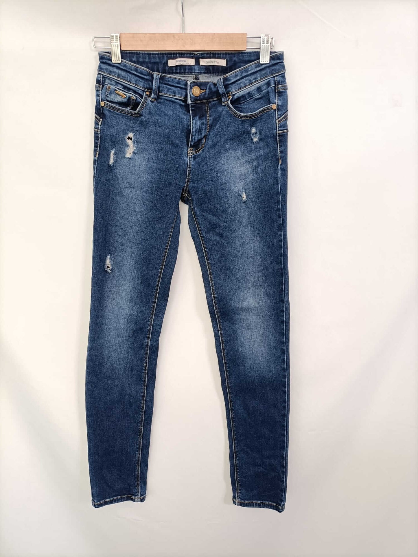 STRADIVARIUS. Ripped denim trousers, size 36