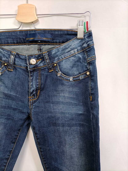 LUXURY QUEEN. Denim oscuro T.36