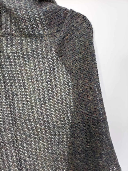 PULL&BEAR. Bufanda punto azul y verde