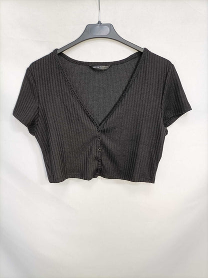 SHEIN.Black Crop Top TL