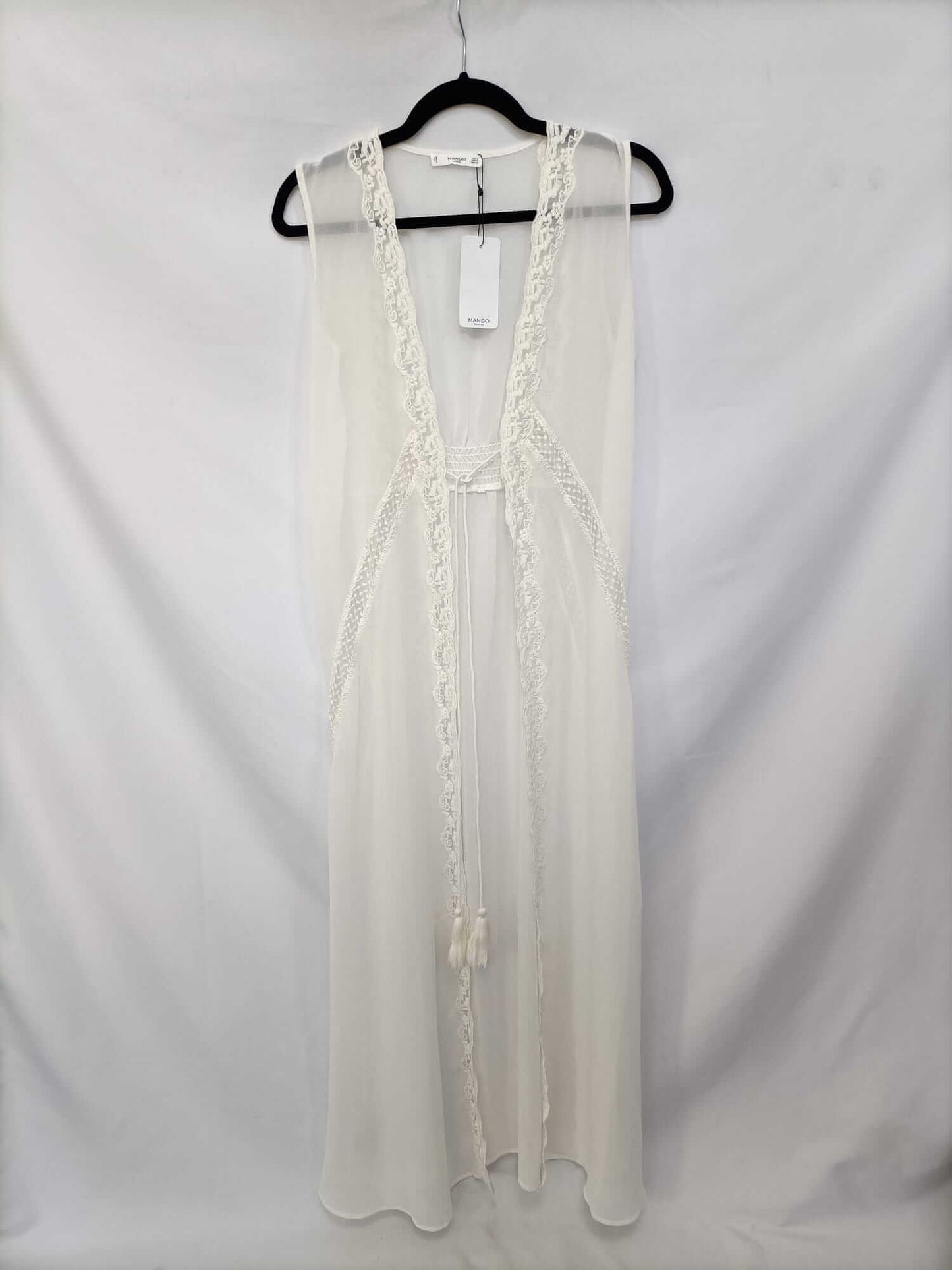 MANGO.Long sleeveless kimono Tm