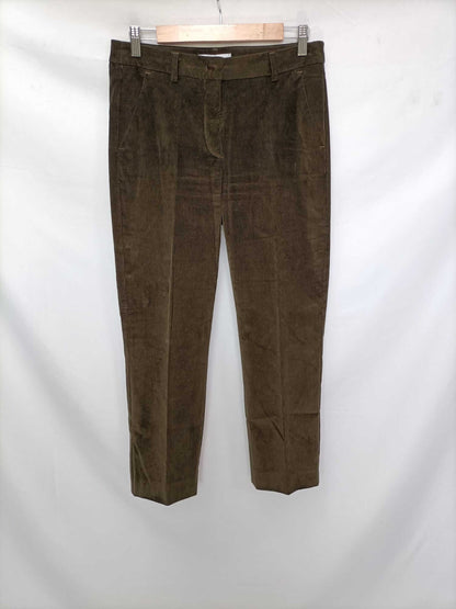 INTREND.Pantalones verde caqui T.40