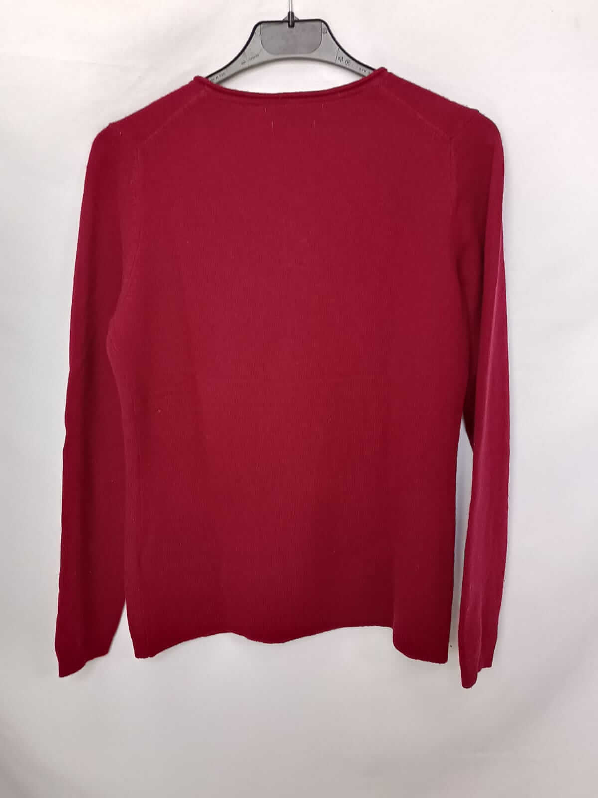 EL CORTE INGLÉS.Jersey burdeos cashemere T.36