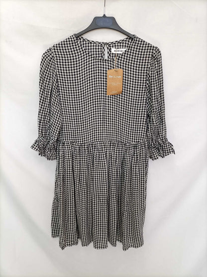 BROWNIE. Vestido corto cuadros vichí T.xs/x