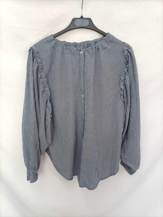 VALENTINA GARI. Blusa cuadros vichi azules Tu (s/m)