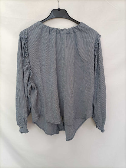 VALENTINA GARI. Blusa cuadros vichi azules Tu (s/m)