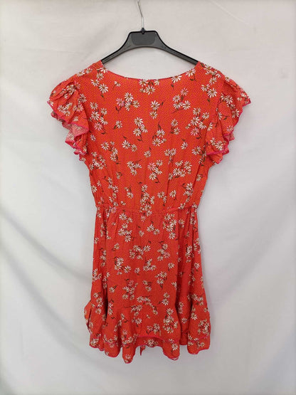 JAASE. Vestido corto lunares y flores T.xs