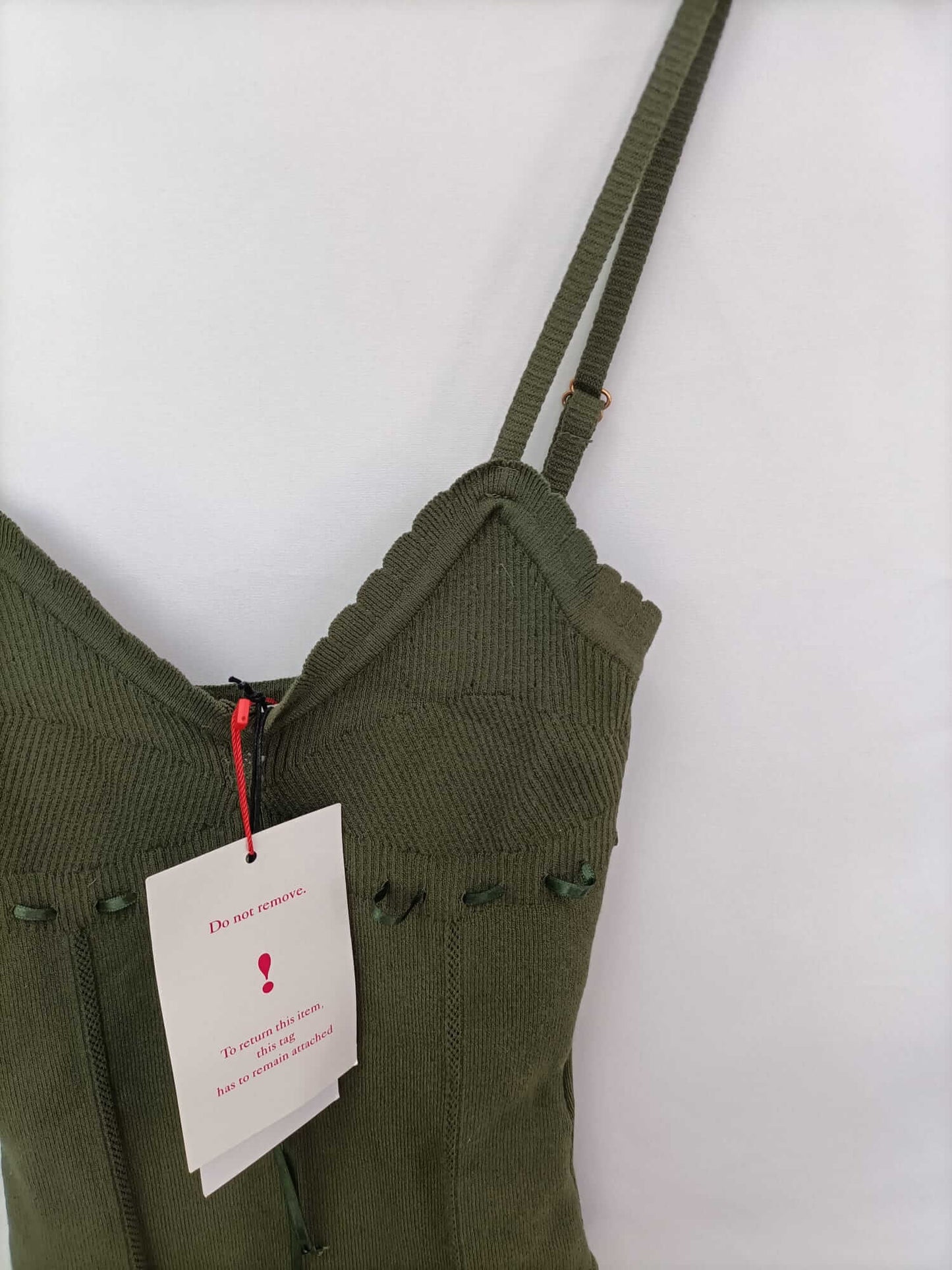 ROUJE PARIS. Body verde punto T.m