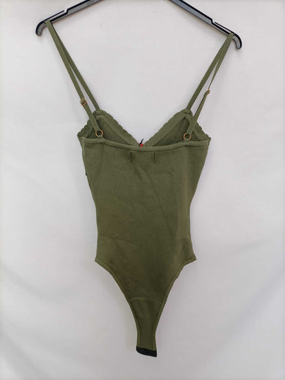 ROUJE PARIS. Body verde punto T.m