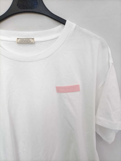 NINA RICCI. Camiseta blanca básica T.m