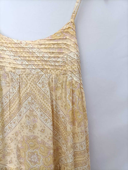 JAASE. Vestido largo flores T.xs