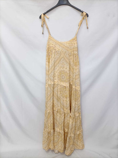 JAASE. Vestido largo flores T.xs