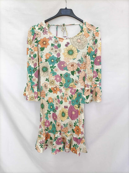 HIGHT SPIRIT (SPRINFIELD). Vestido flores T.36