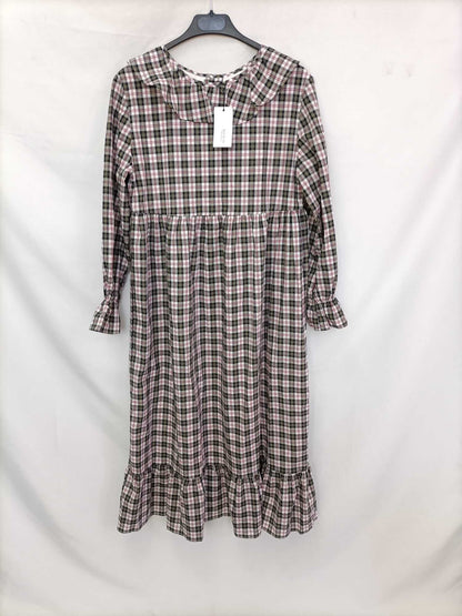 RITAVON. Checkered midi dress TM