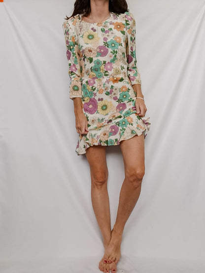 HIGHT SPIRIT (SPRINFIELD). Vestido flores T.36