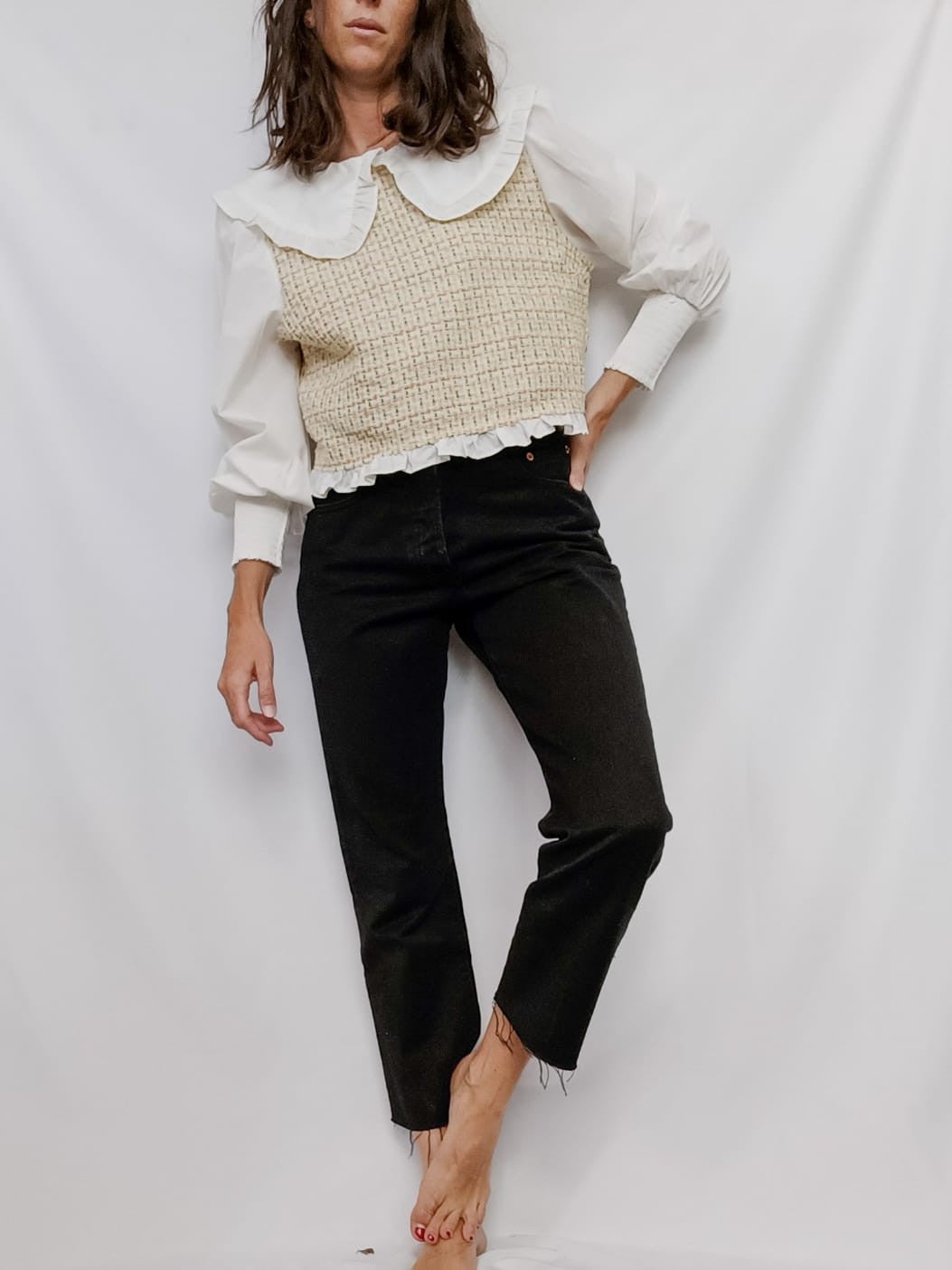 OTRAS. Top tweed Tu (xs/s)