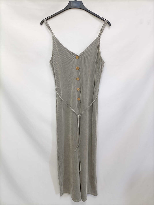 STRADIVARIUS. Striped Ts culotte jumpsuit