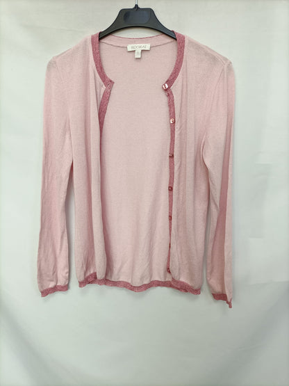 KOOKAI.Pink glitter cardigan Ts
