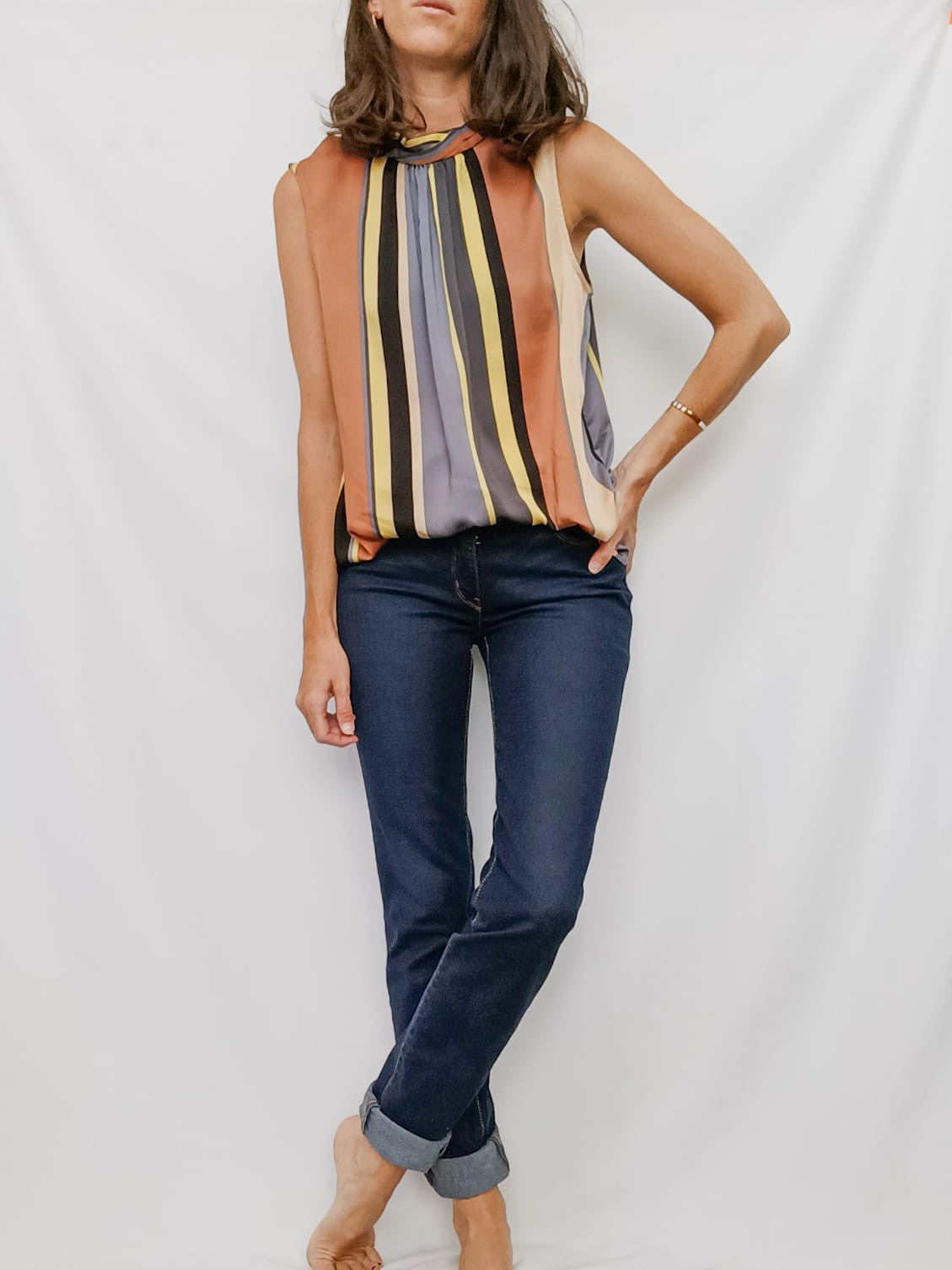 OTRAS. Blusa rayas T.l