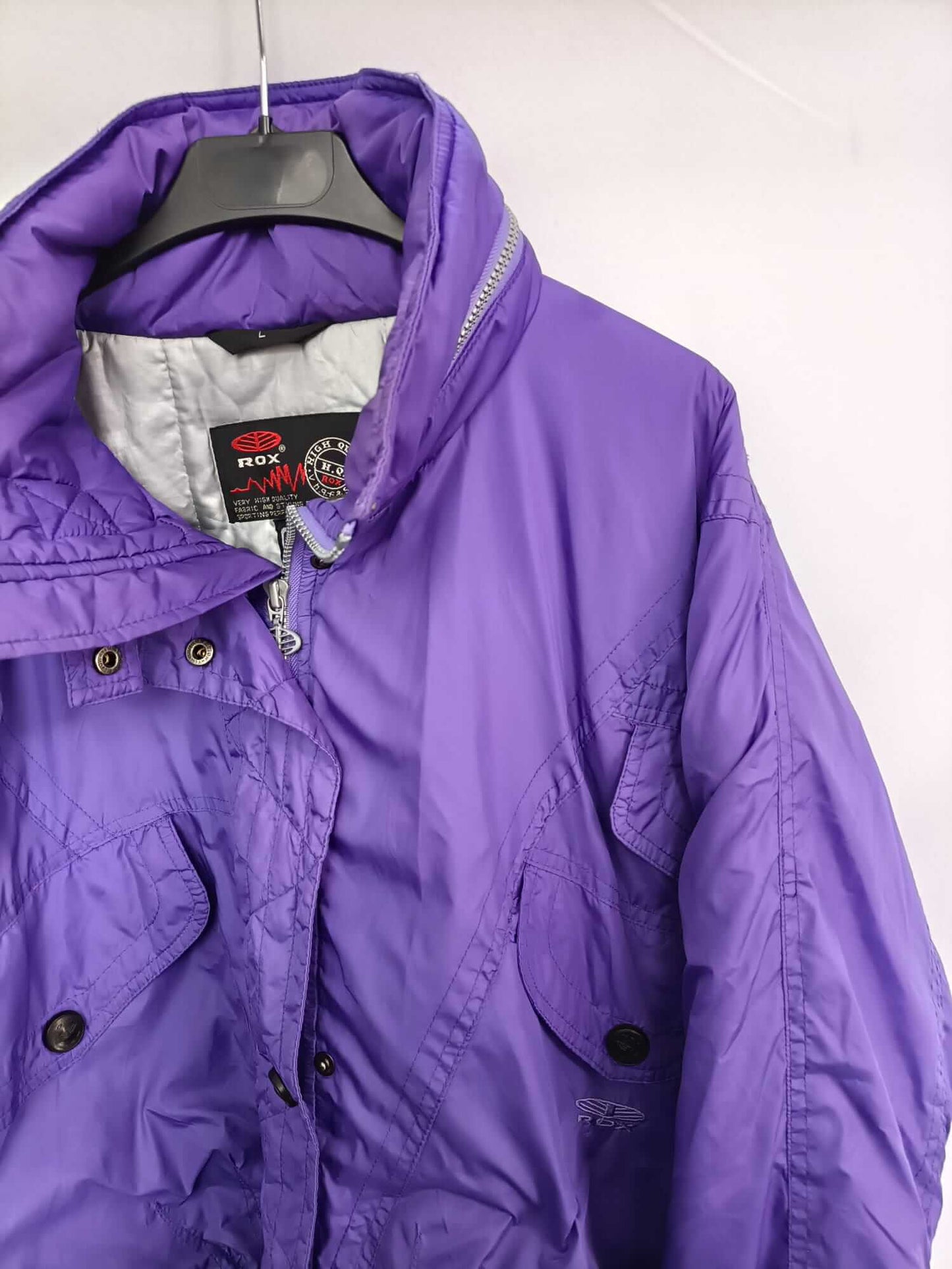 ROX. Tl vintage style purple bomber