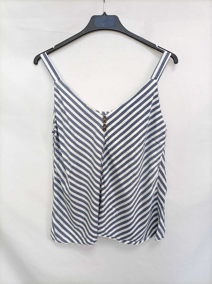 MULAYA. Top rayas azules y blancas Tu (s/m)