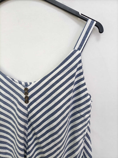 MULAYA. Top rayas azules y blancas Tu (s/m)