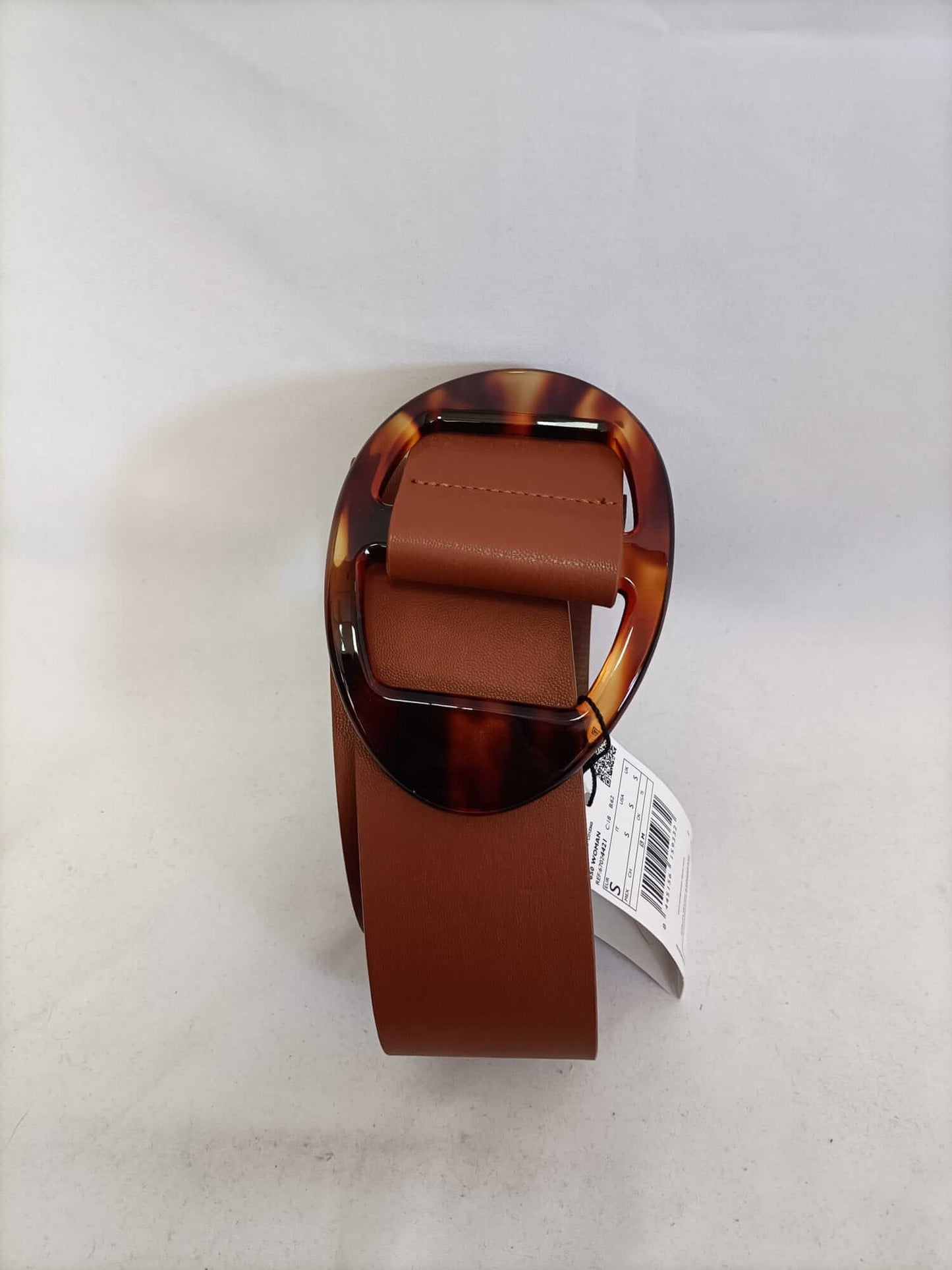 MANGO. Cinturón polipiel T.s