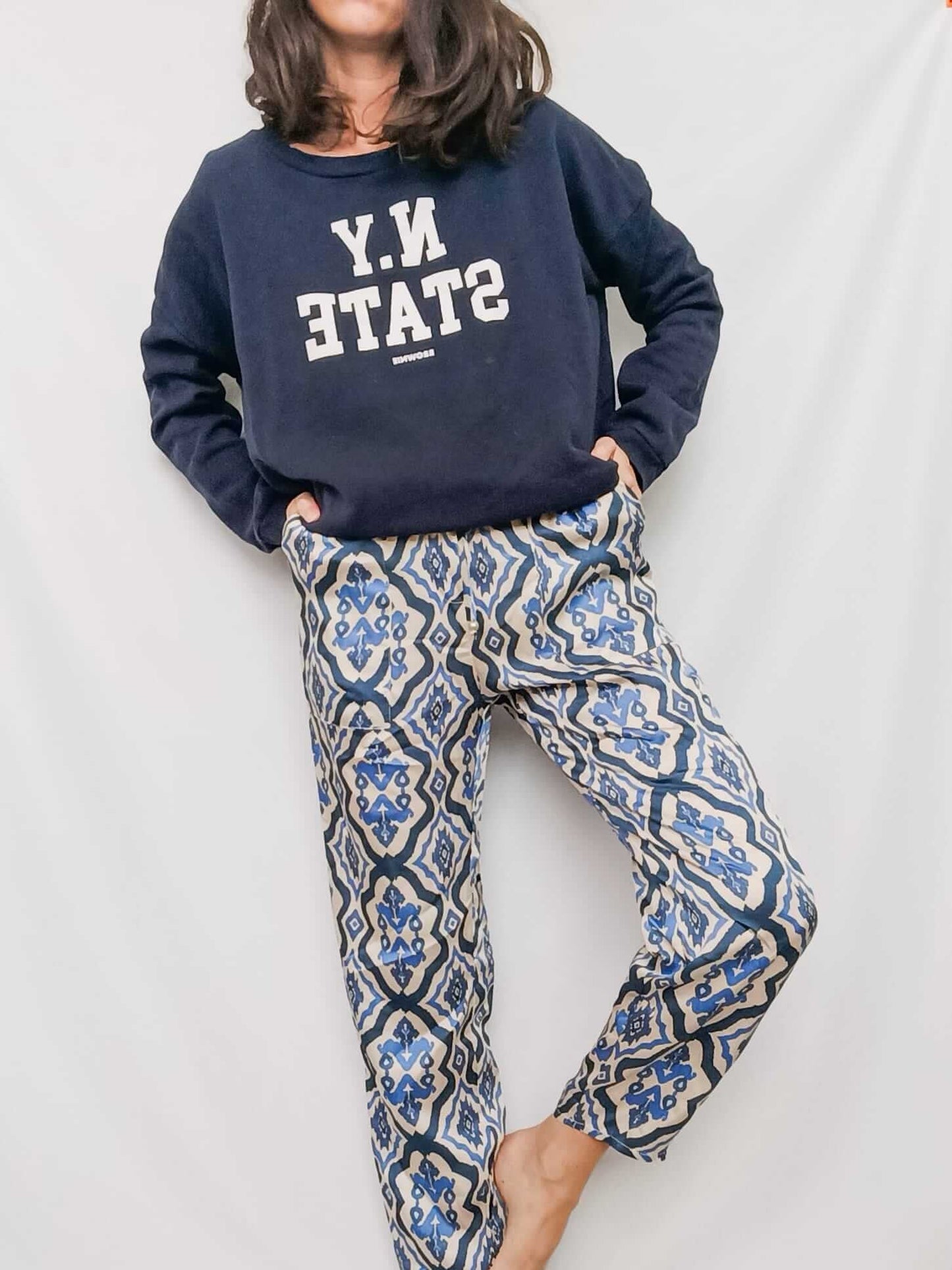 BROWNIE. Sudadera azul T.s/m