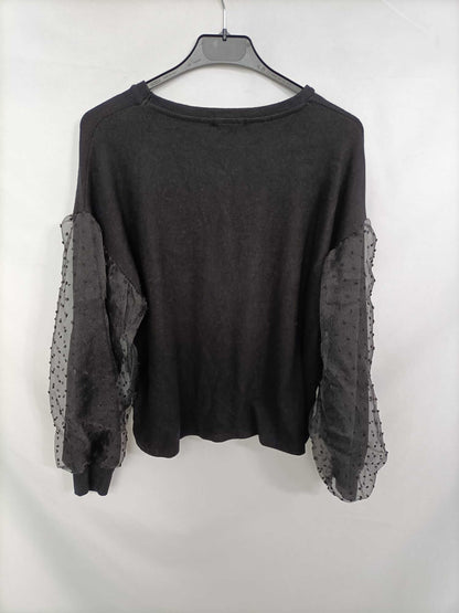 STRADIVARIUS. Ts plumeti sleeves sweater