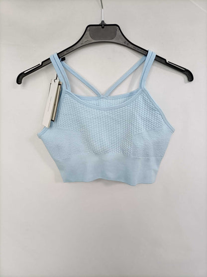BELIEVE ATHLETICS. Top celeste T.s/m