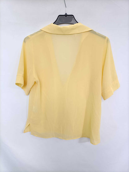 BIMANI. Yellow Ts blouse