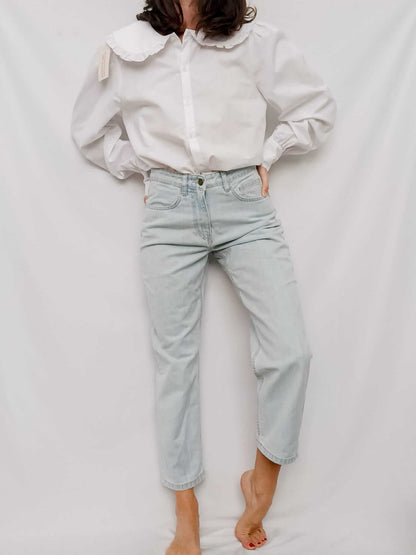 ESE O ESE. jeans anchos claritos T.36