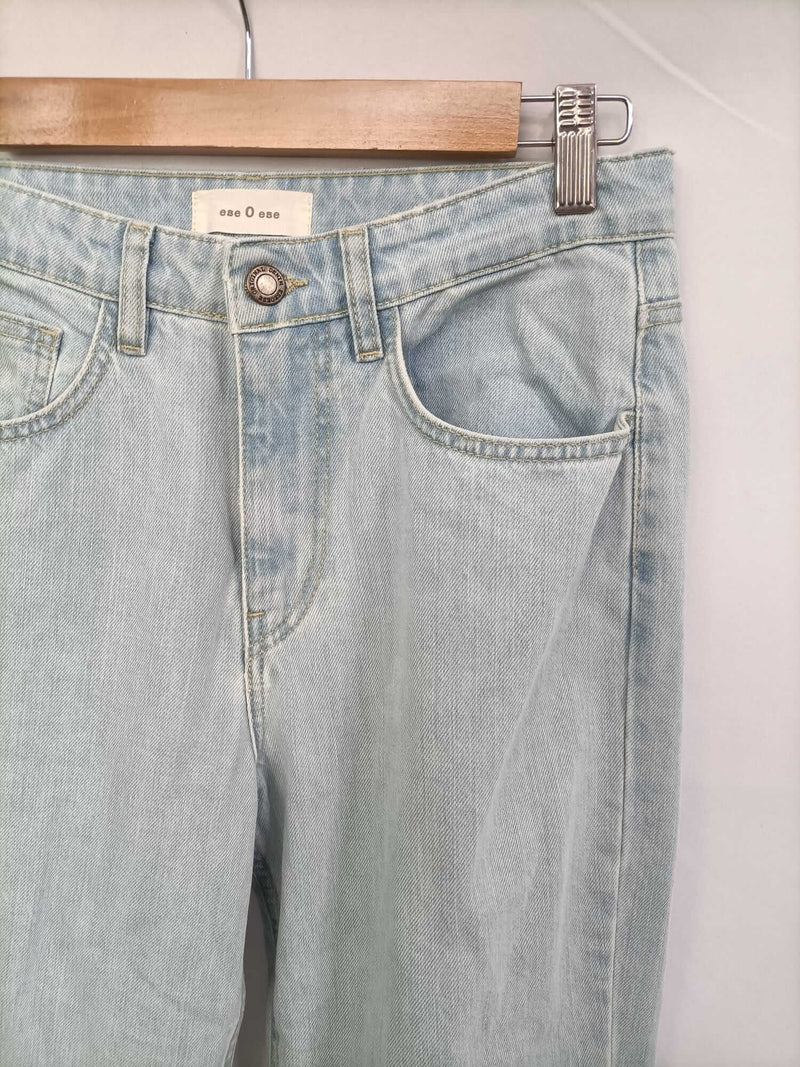 ESE O ESE. jeans anchos claritos T.36