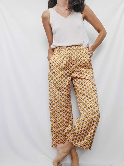 ZARA. Pantalón culotte retro T.s