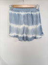 OTRAS. Shorts tie dye azul y blanco  TU. (s)