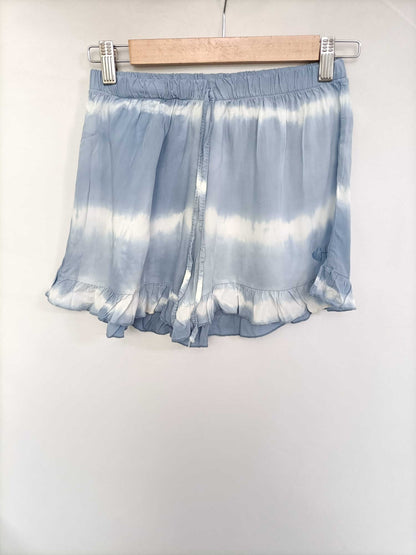 OTRAS. Shorts tie dye azul y blanco  TU. (s)