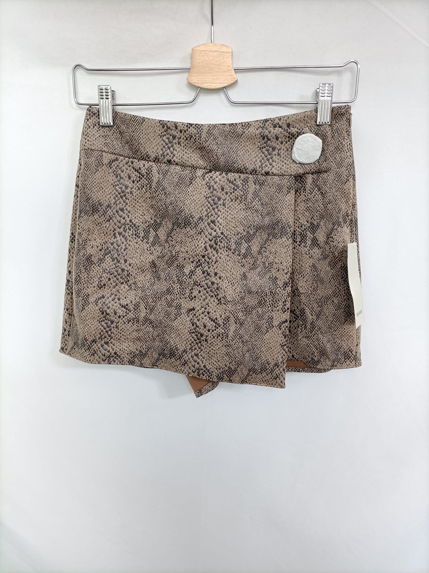 ZARA. Falda/pantalón animal print T.s