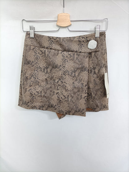 ZARA. Falda/pantalón animal print T.s