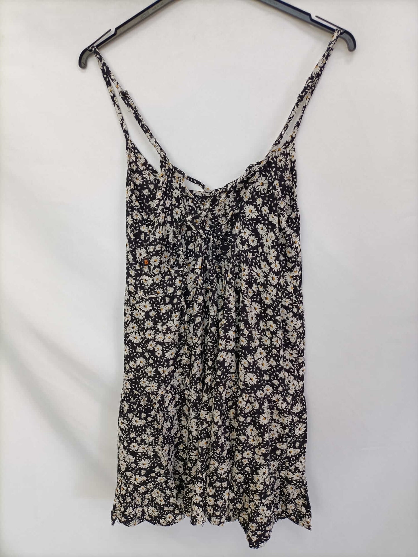 BORBOLETA'S. Vestido negro flores T.s/m