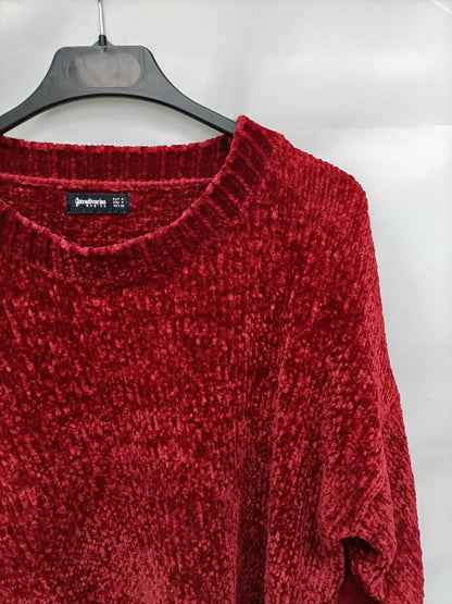 STRADIVARIUS.Burgundy Jersey TM