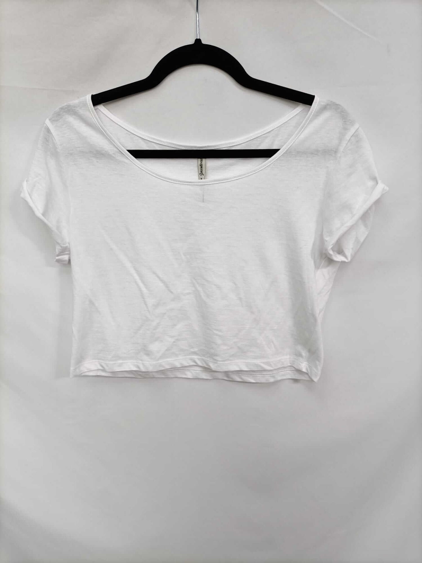 STRADIVARIUS.Basic white t-shirt TL