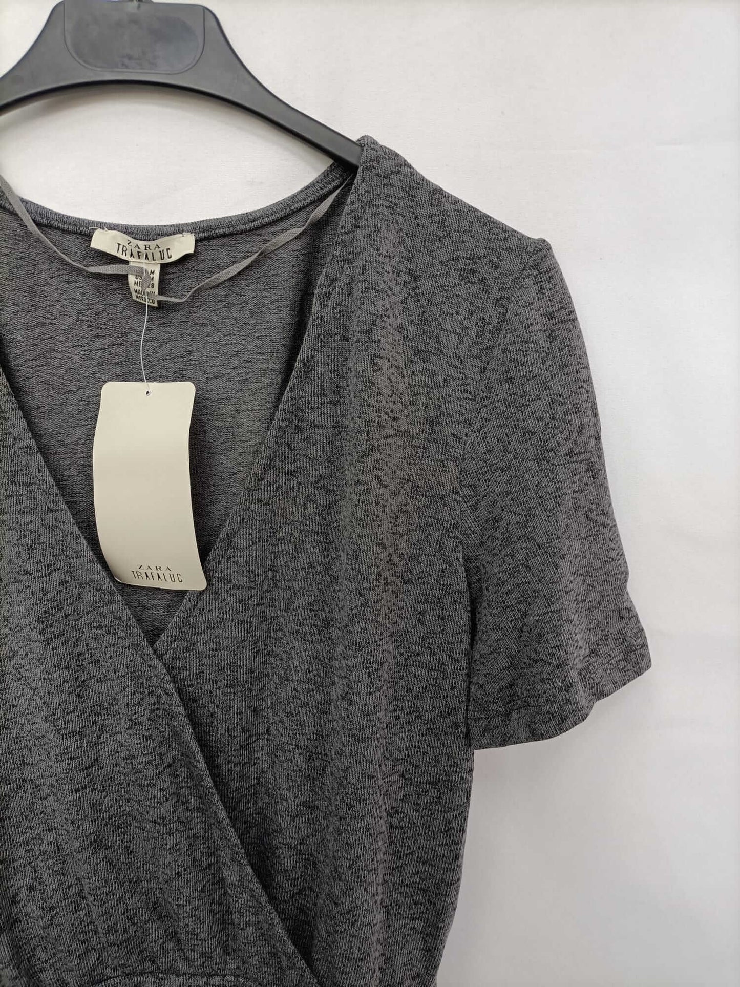 ZARA. Short grey dress TM