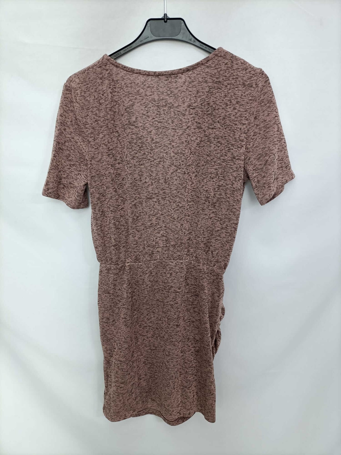 ZARA.Vestido corto rosa y negro T.m