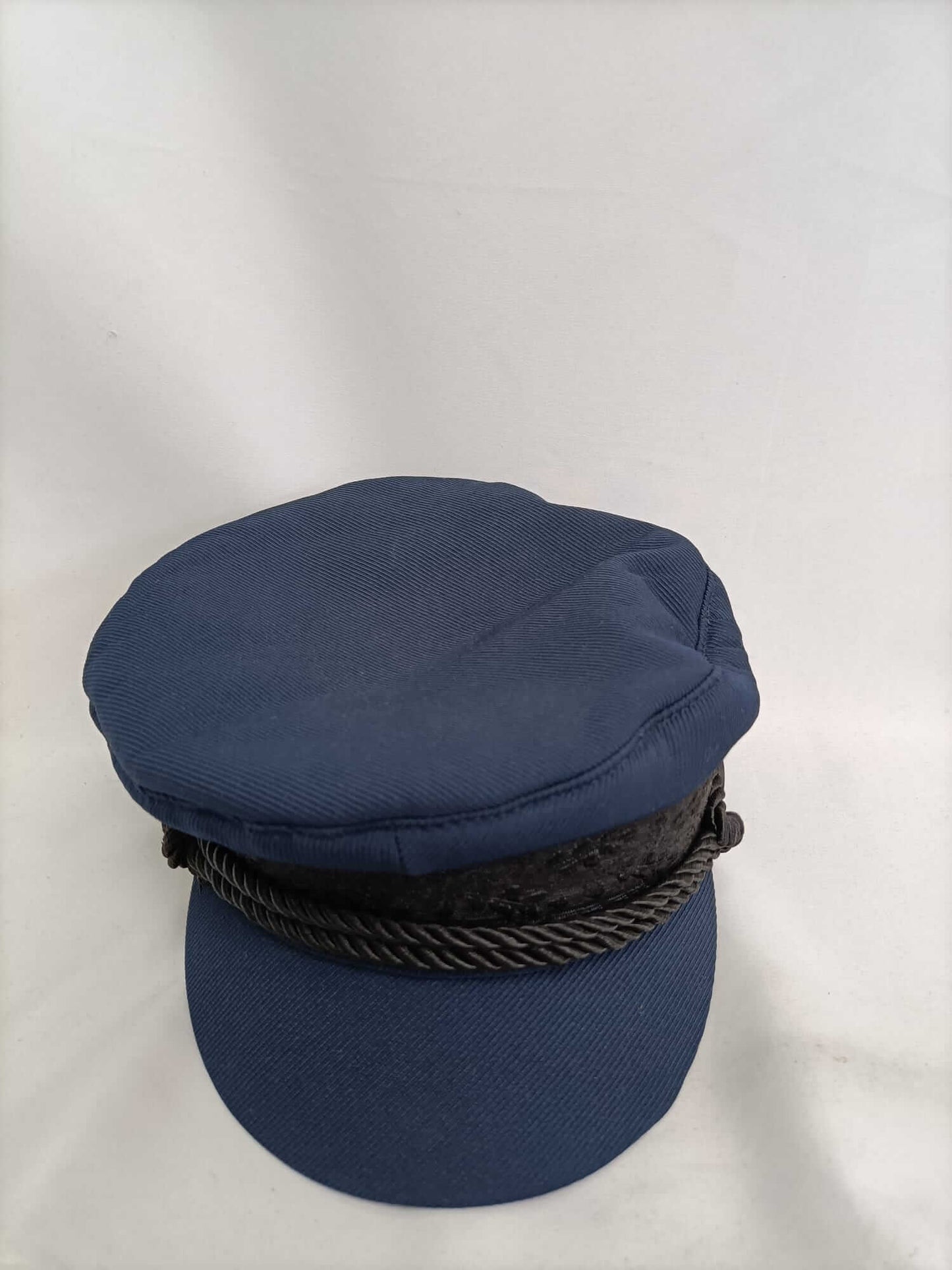 MANGO. Gorra azul T.m