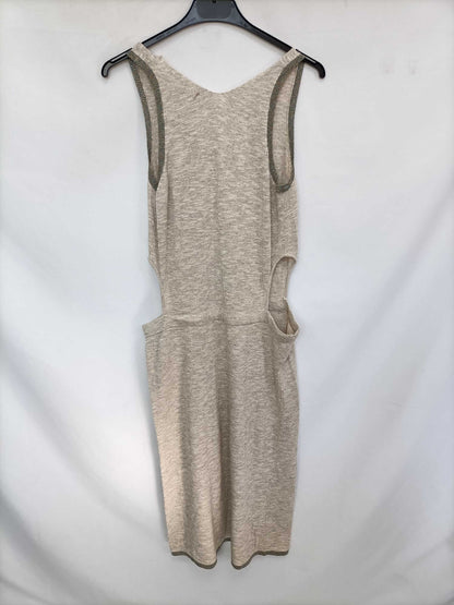 MANGO. Vestido punto jaspeado T.s