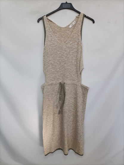 MANGO. Vestido punto jaspeado T.s