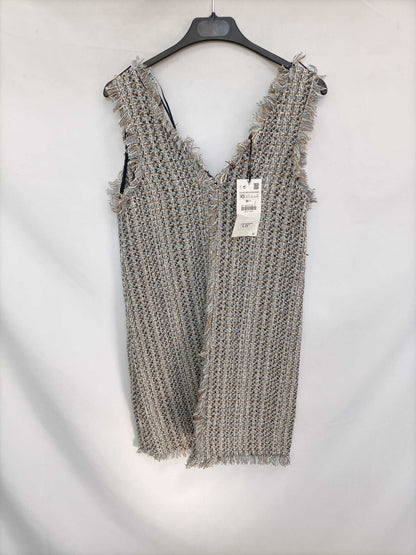 ZARA. Short tweed dress T.xs