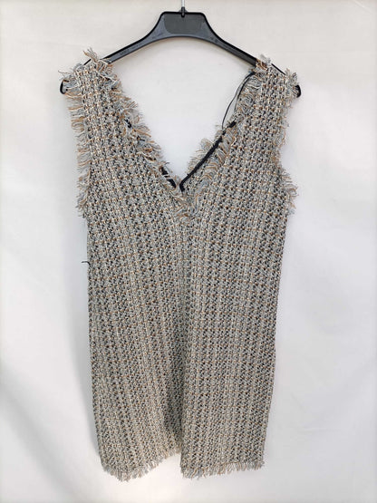 ZARA. Short tweed dress T.xs