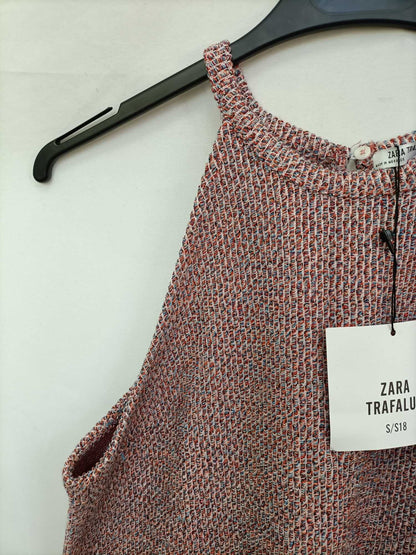ZARA. Multicolor halterneck top Ts