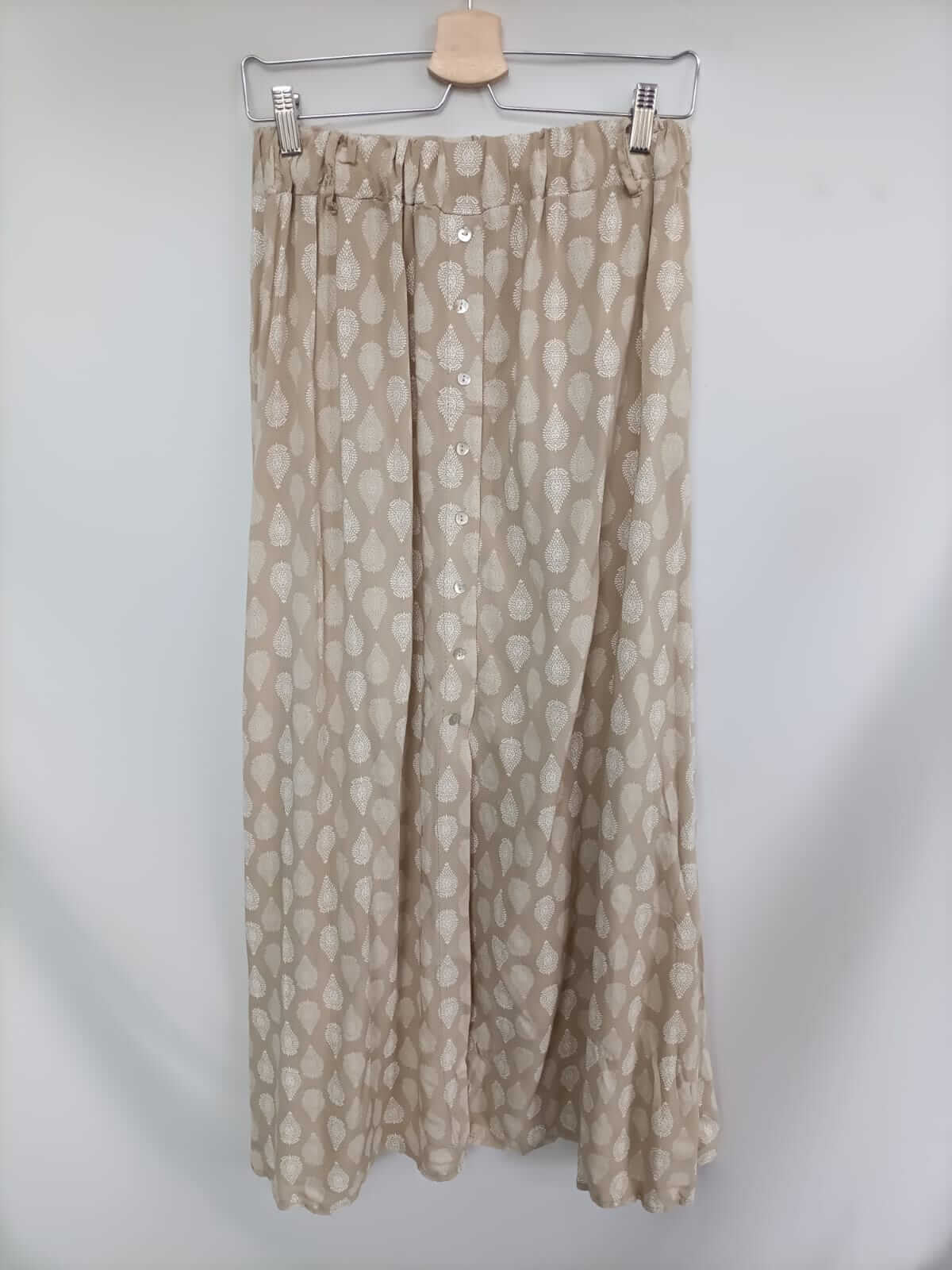 OTRAS. Falda larga beige Tu (s/m)